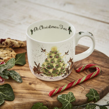 Oh Christmas Tree 14 Ounce Mug (Woodland Friends)
